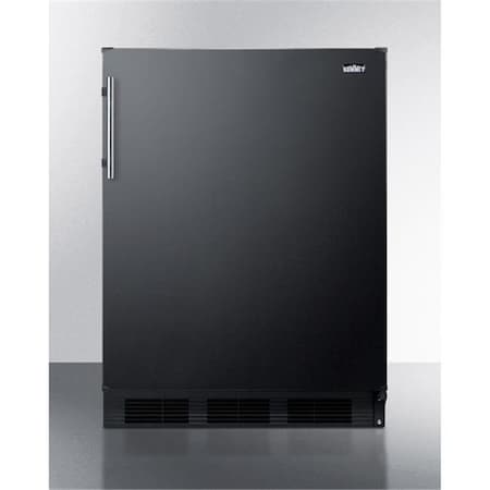 Summit Appliance Summit Appliance FF63BK 32.63 x 23.63 x 23 in. Freestanding Residential Counter Height All-Refrigerator; Black FF63BK